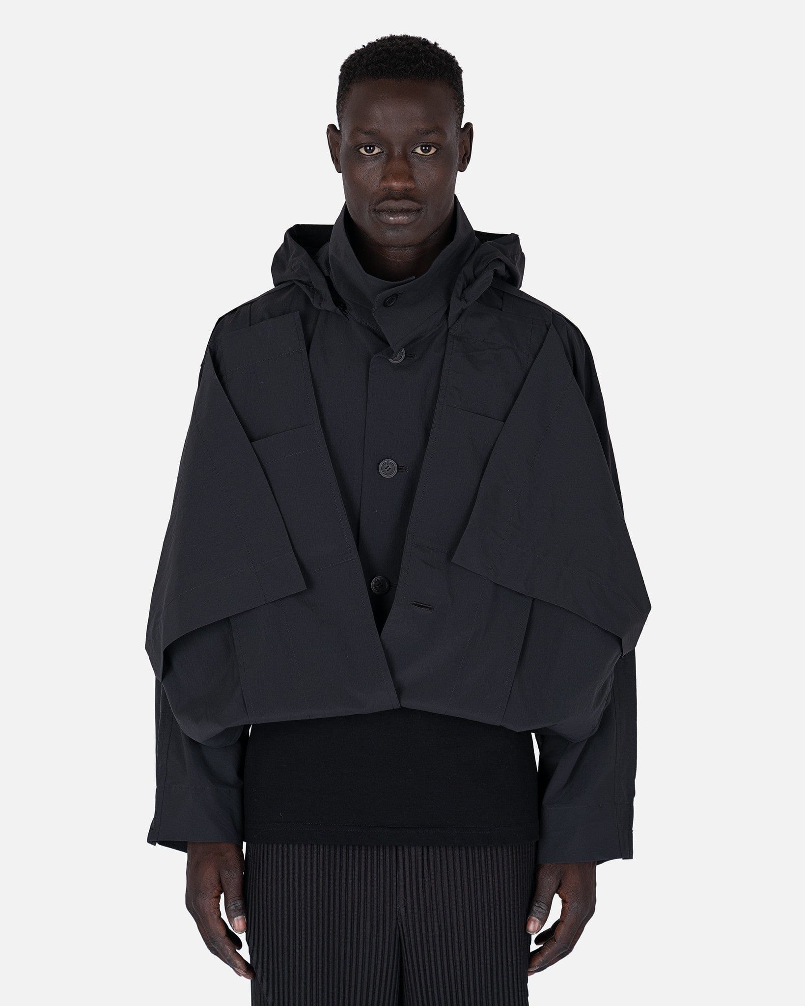 Flip Coat in Black