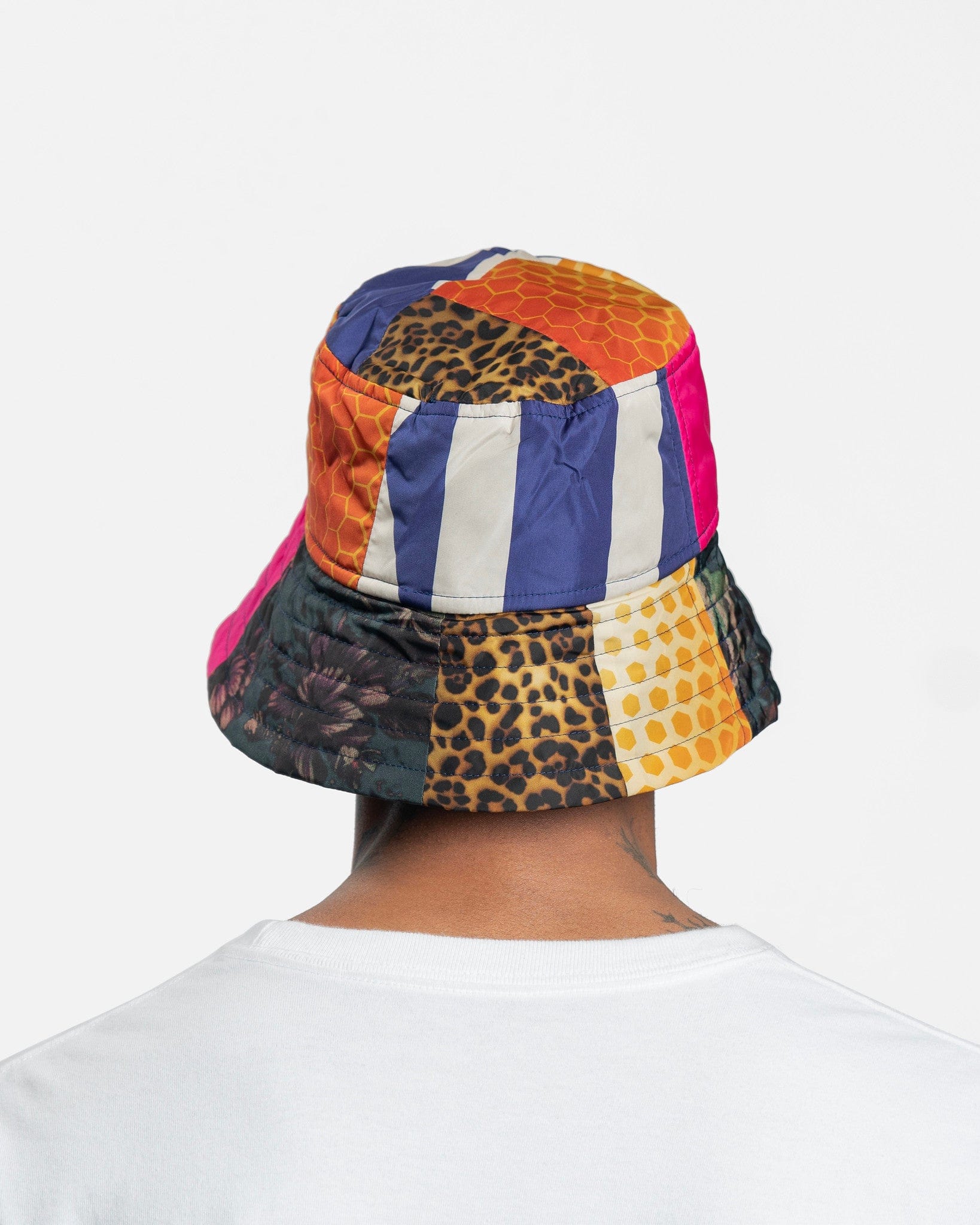Gilly Patch Bucket Hat in Blue