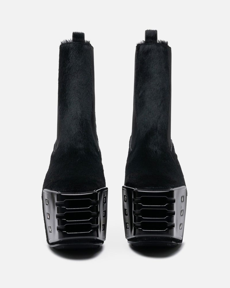 Grilled Kiss Boots in Black/Clear