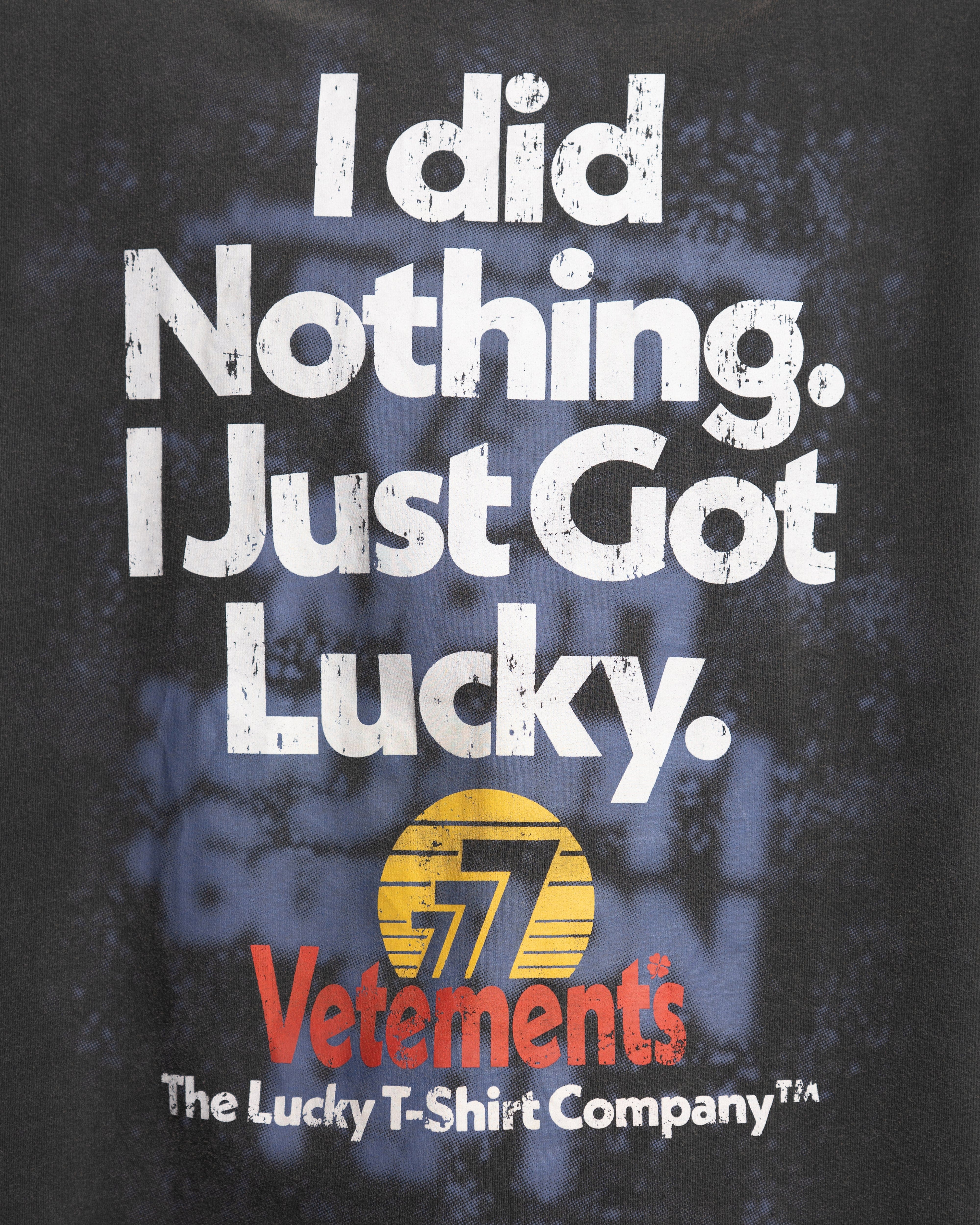 Vetements store lucky t shirt