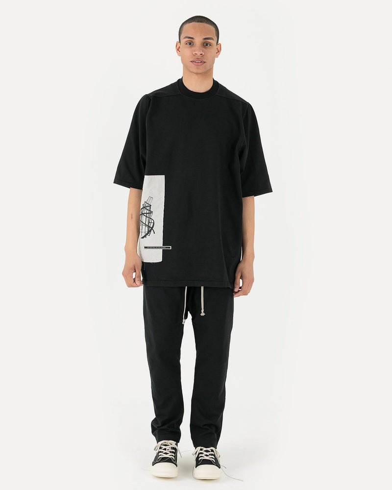 Jumbo Tee in Black by Rick Owens DRKSHDW – SVRN