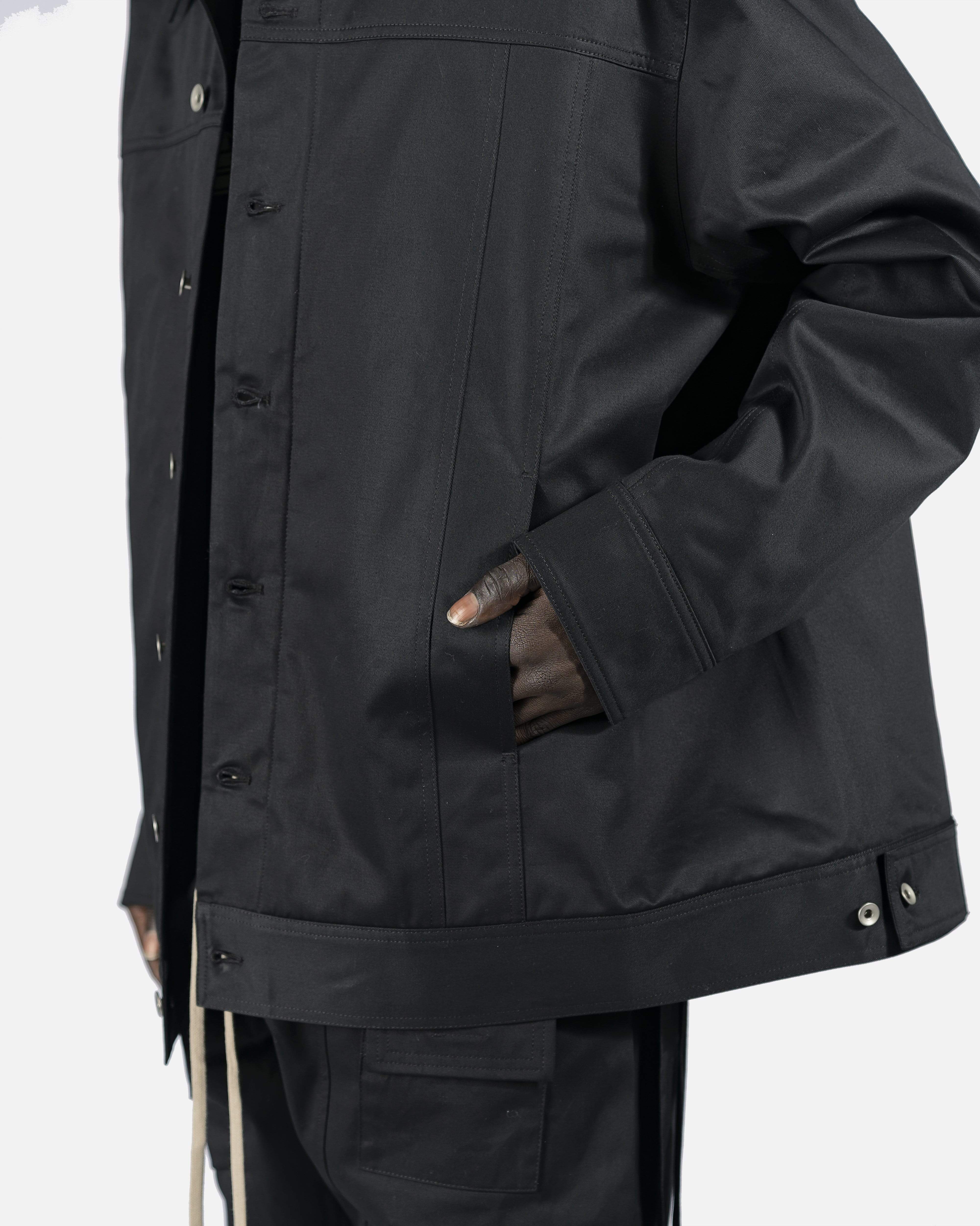 Jumbo Worker Jacket in Black – SVRN