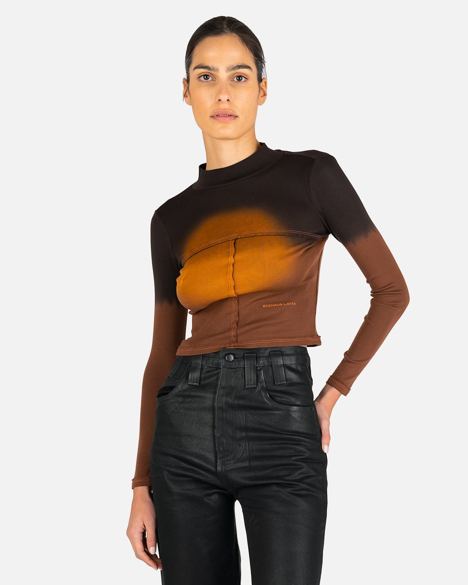 Lapped Baby Turtleneck in Aura