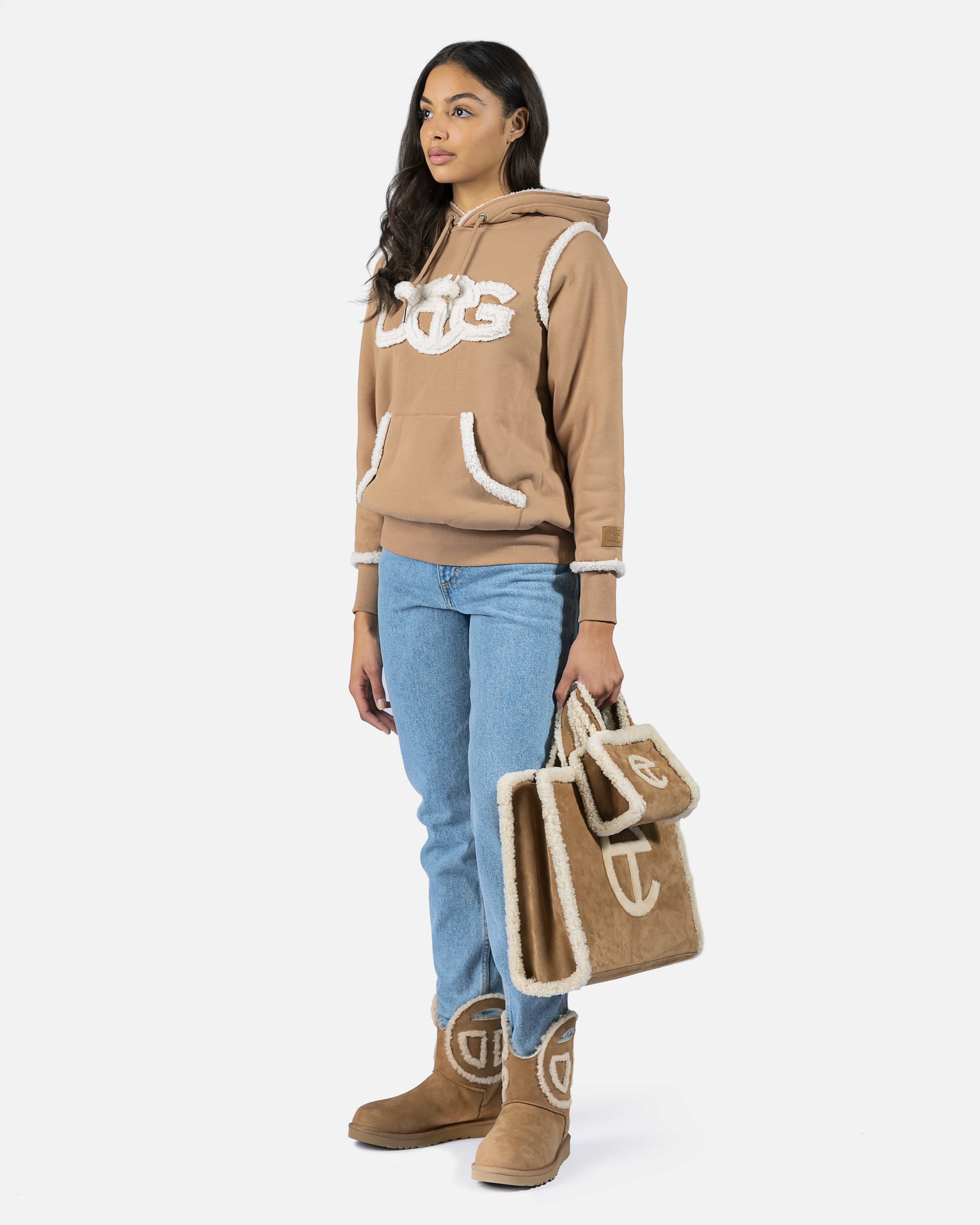 Telfar Logo Hoodie in Chestnut – SVRN