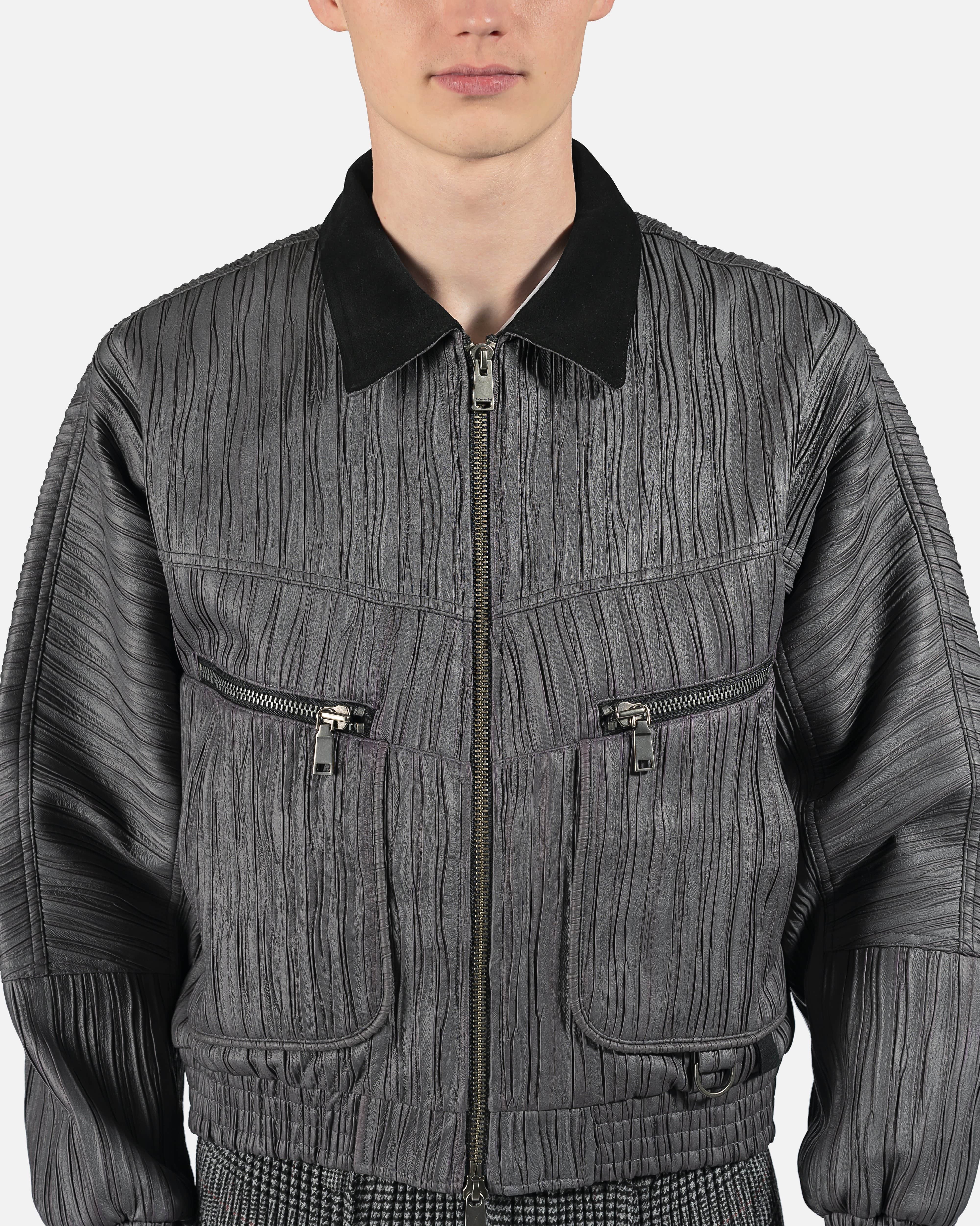 Ortega Bomber Jacket in Charcoal