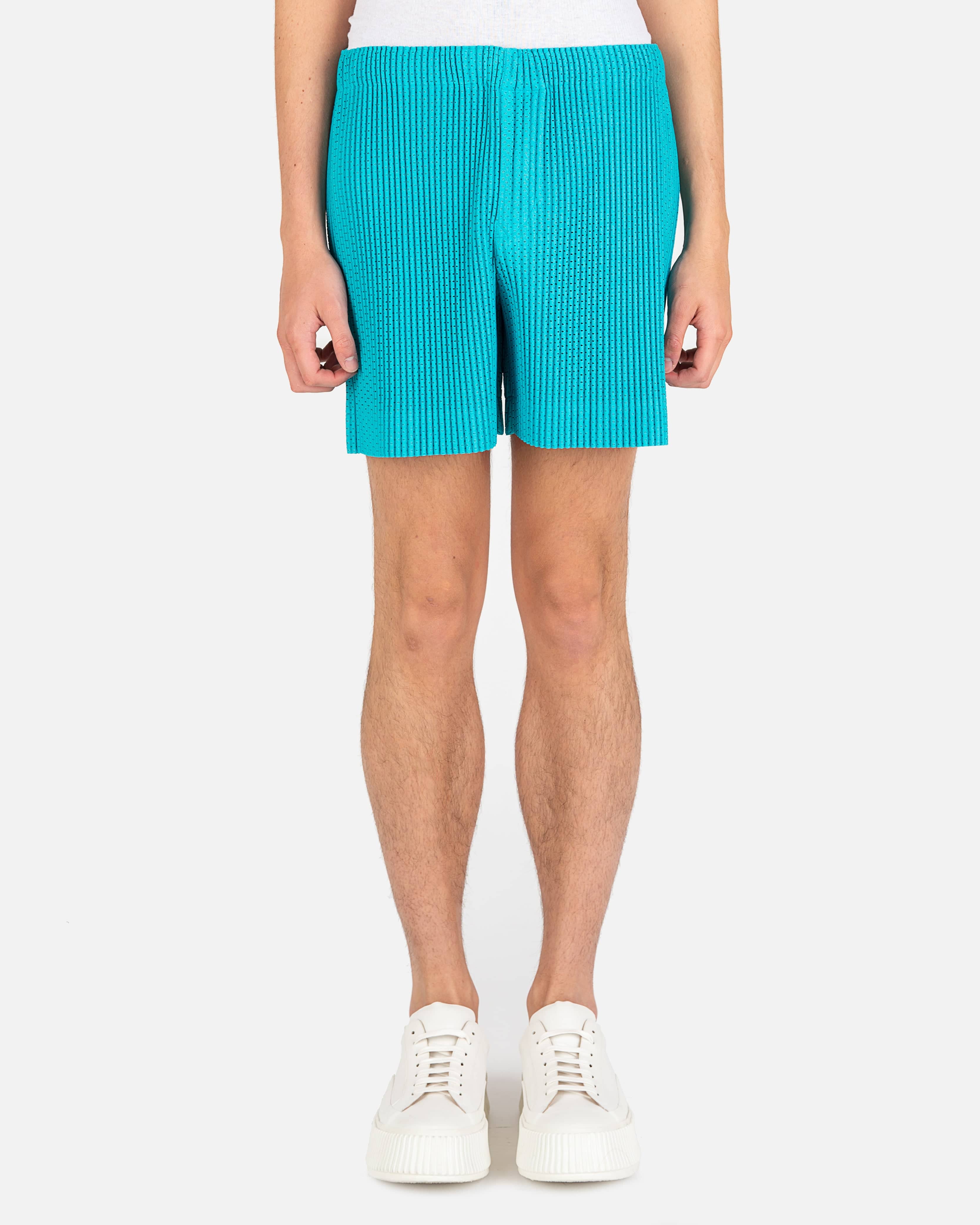 Outer Mesh Shorts in Turquoise