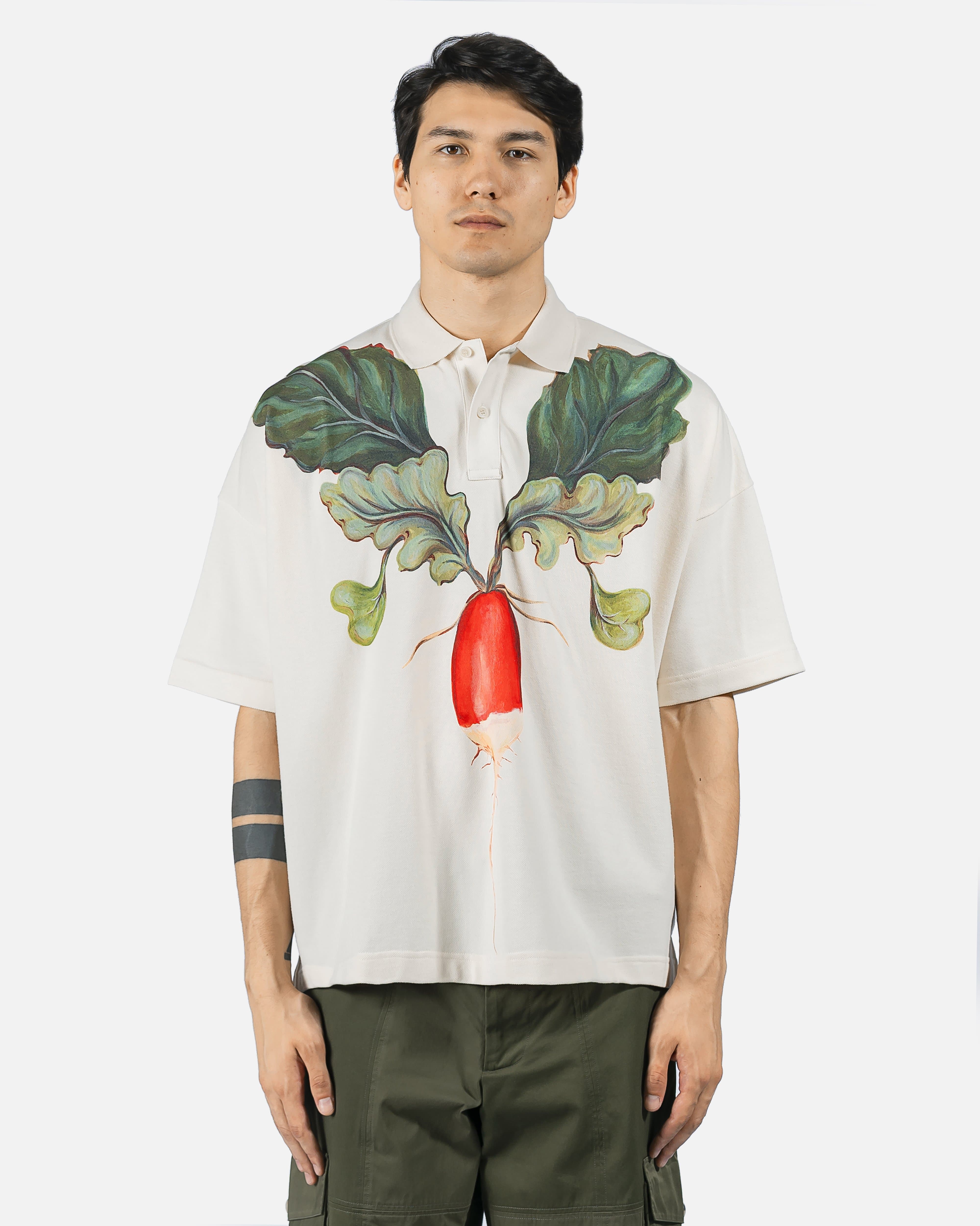 Oversized Veggie Polo in Off-White