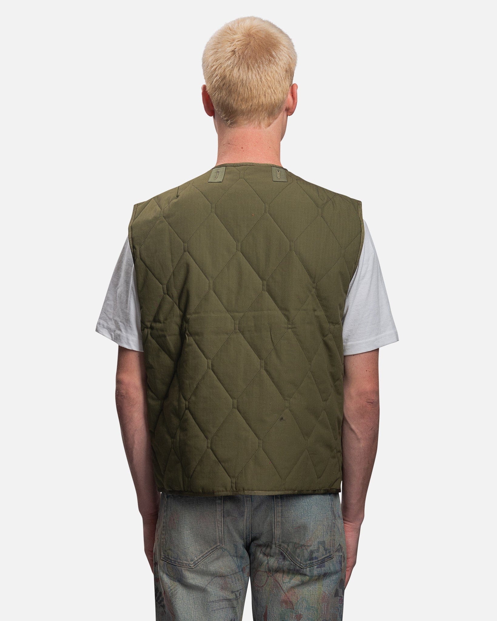 Paneled Deck Jacket Liner Vest in Olive – SVRN