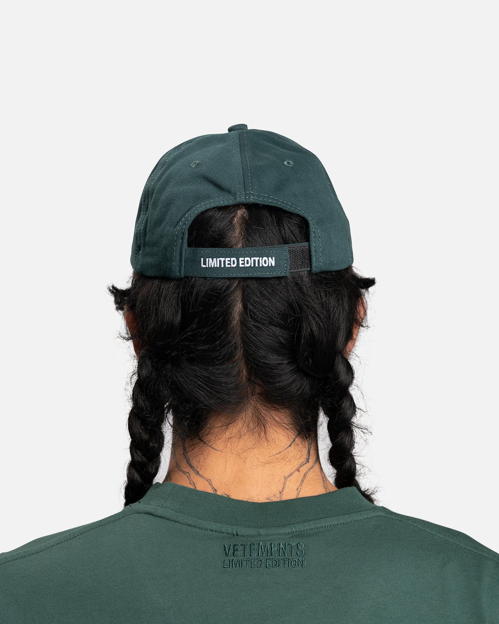 VETEMENTS Polizei Cap in Police Green