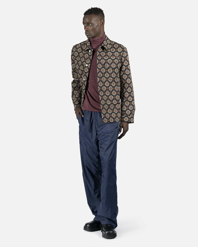 Dries Van Noten Men's Pants Poyle Pants in Navy