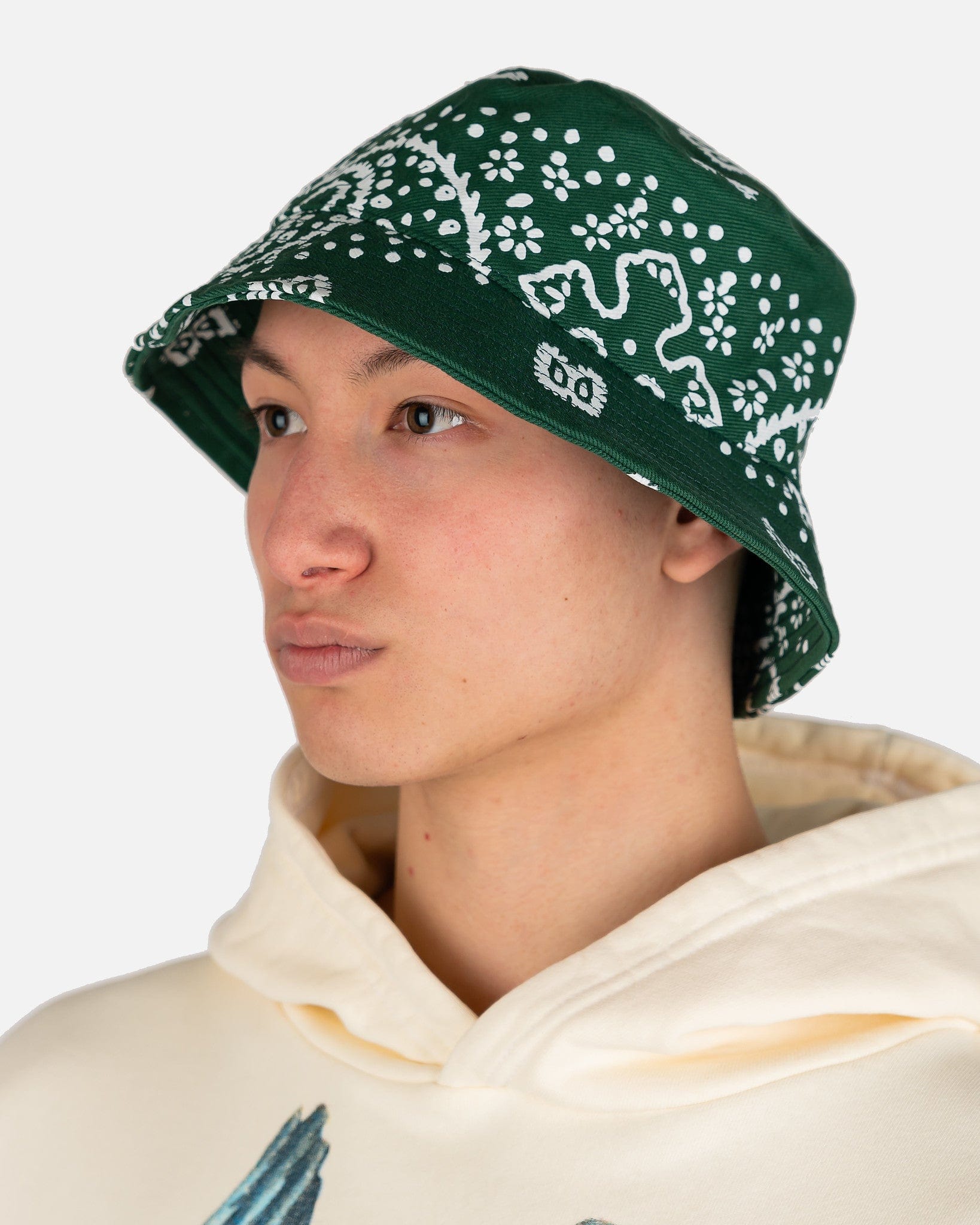 Rhepurposed Bucket Hat in Green