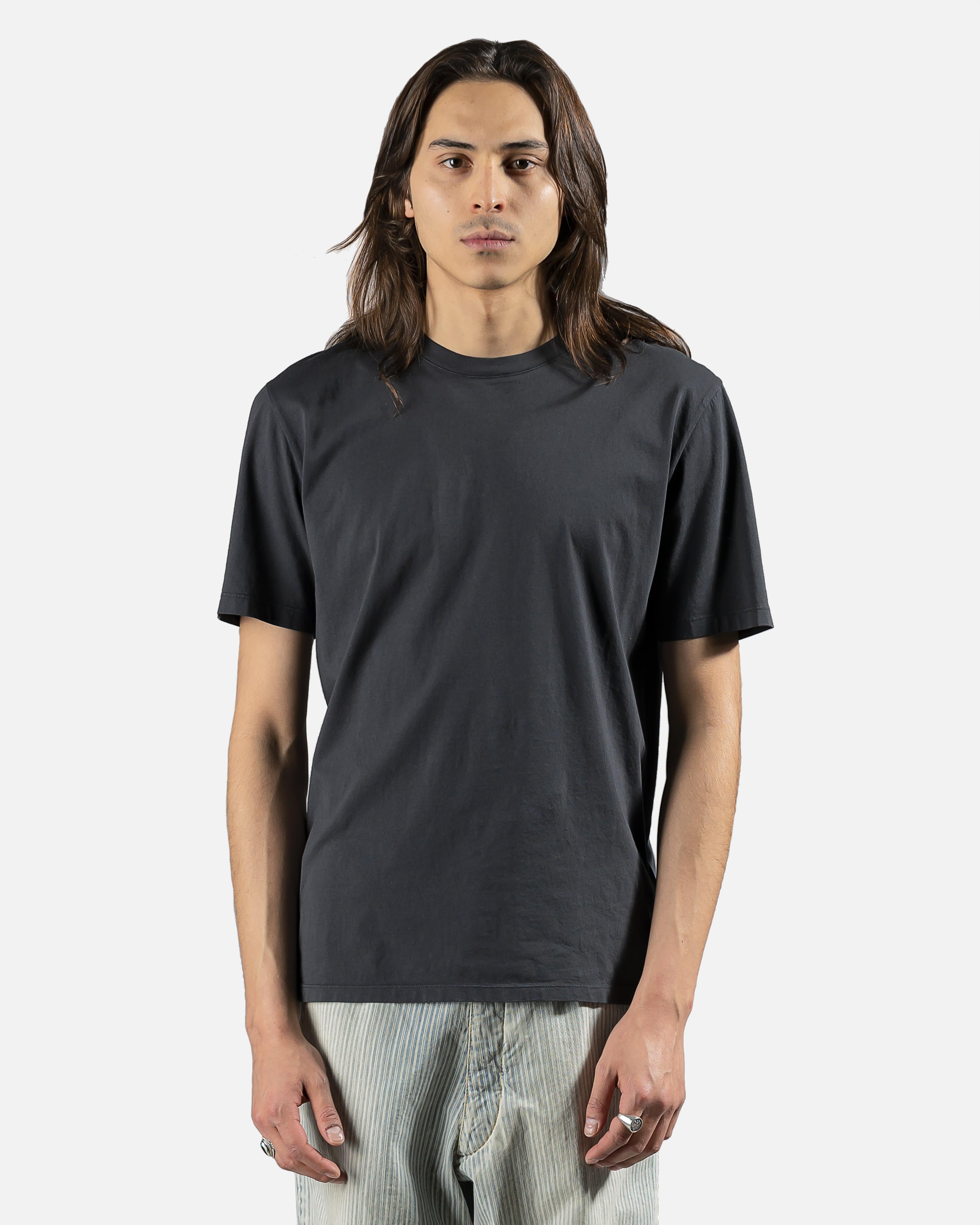 Round-Neck Tee in Black