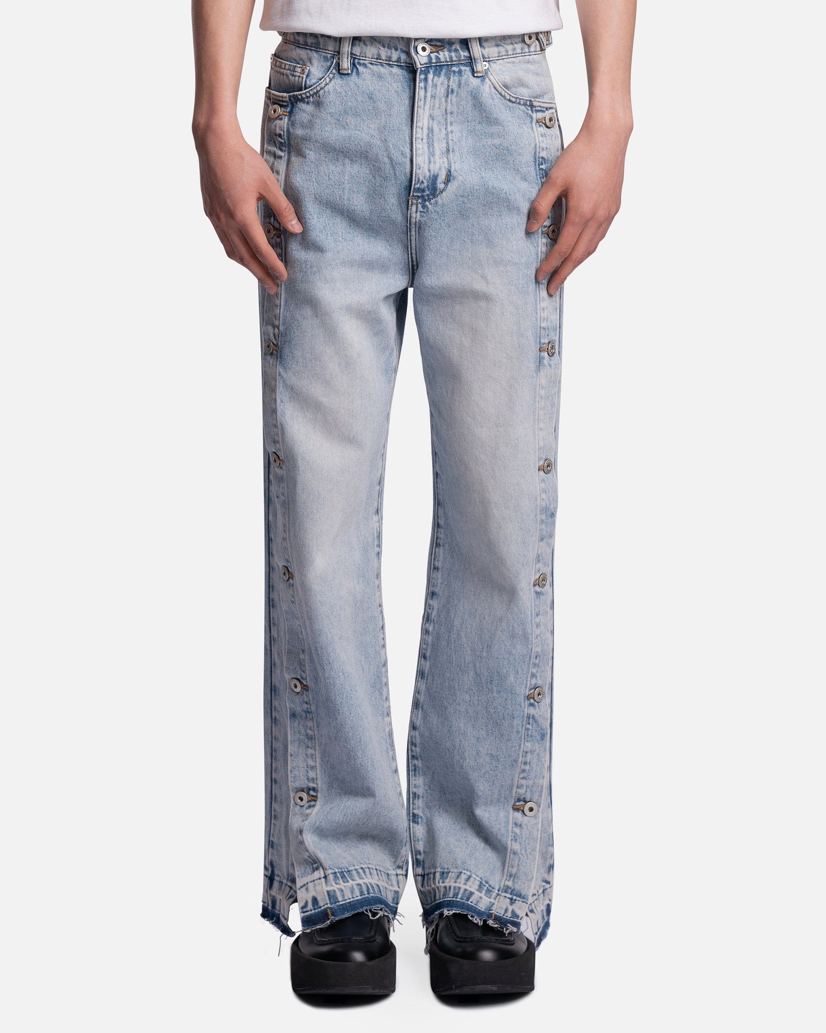 Side Release Denim Pants in Blue – SVRN