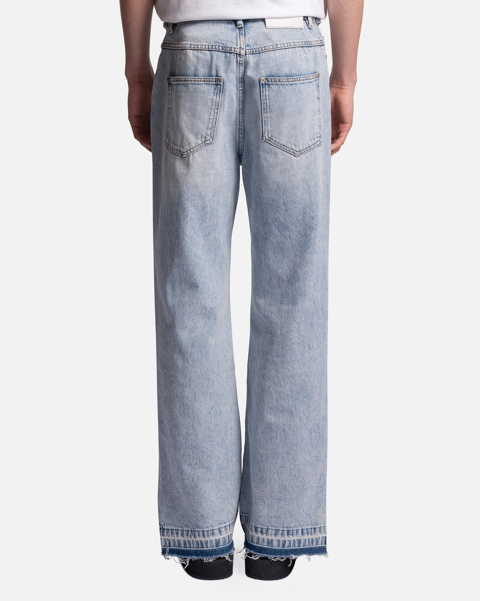 Side Release Denim Pants in Blue