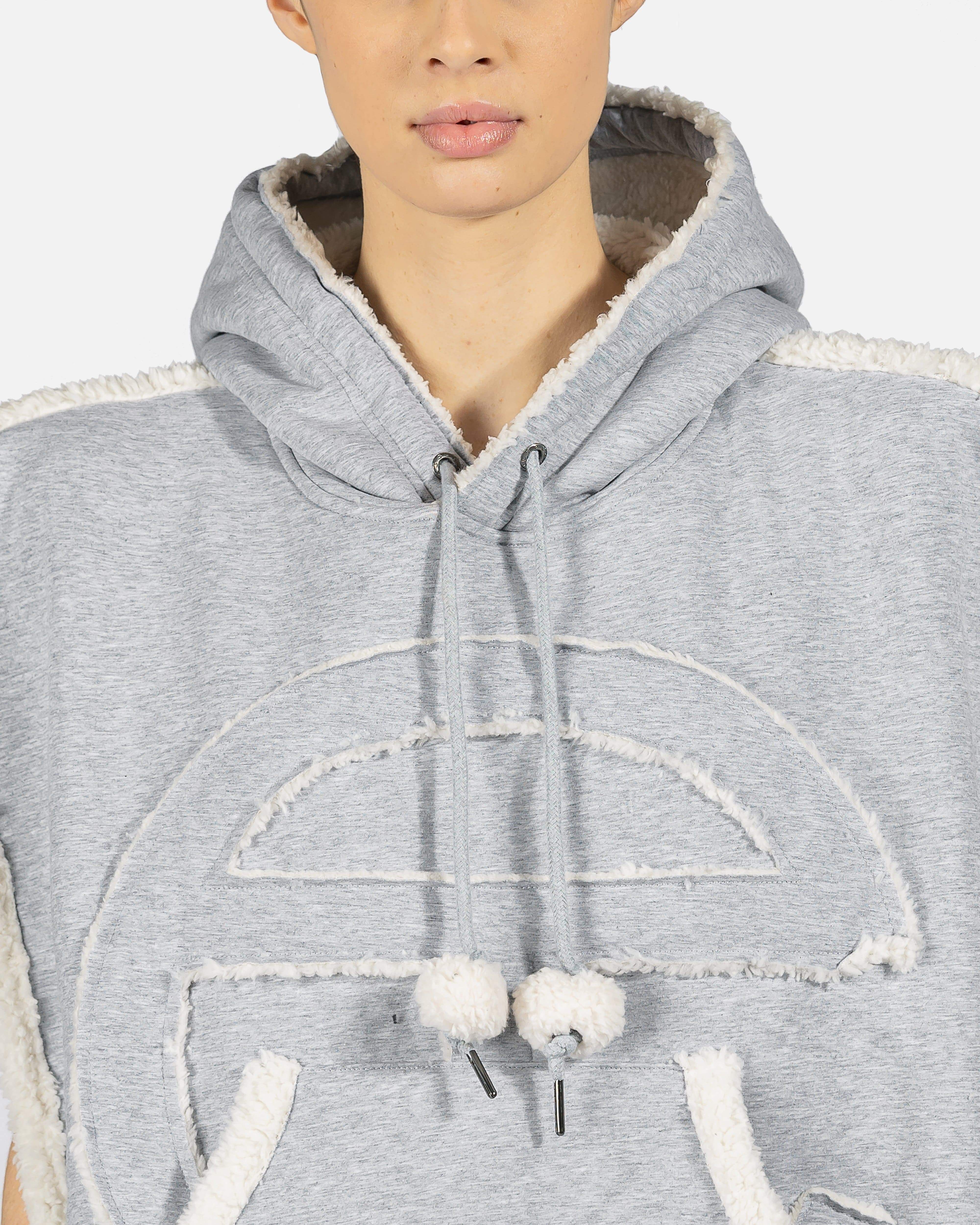 Telfar Sideless Hoodie in Heather Grey