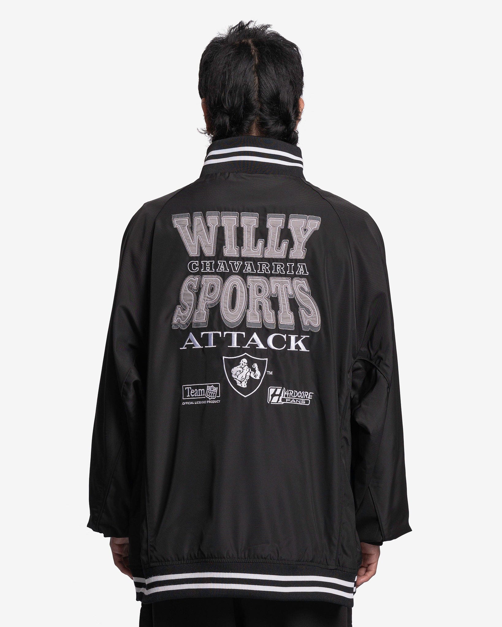 Stadium Jacket in Black – SVRN