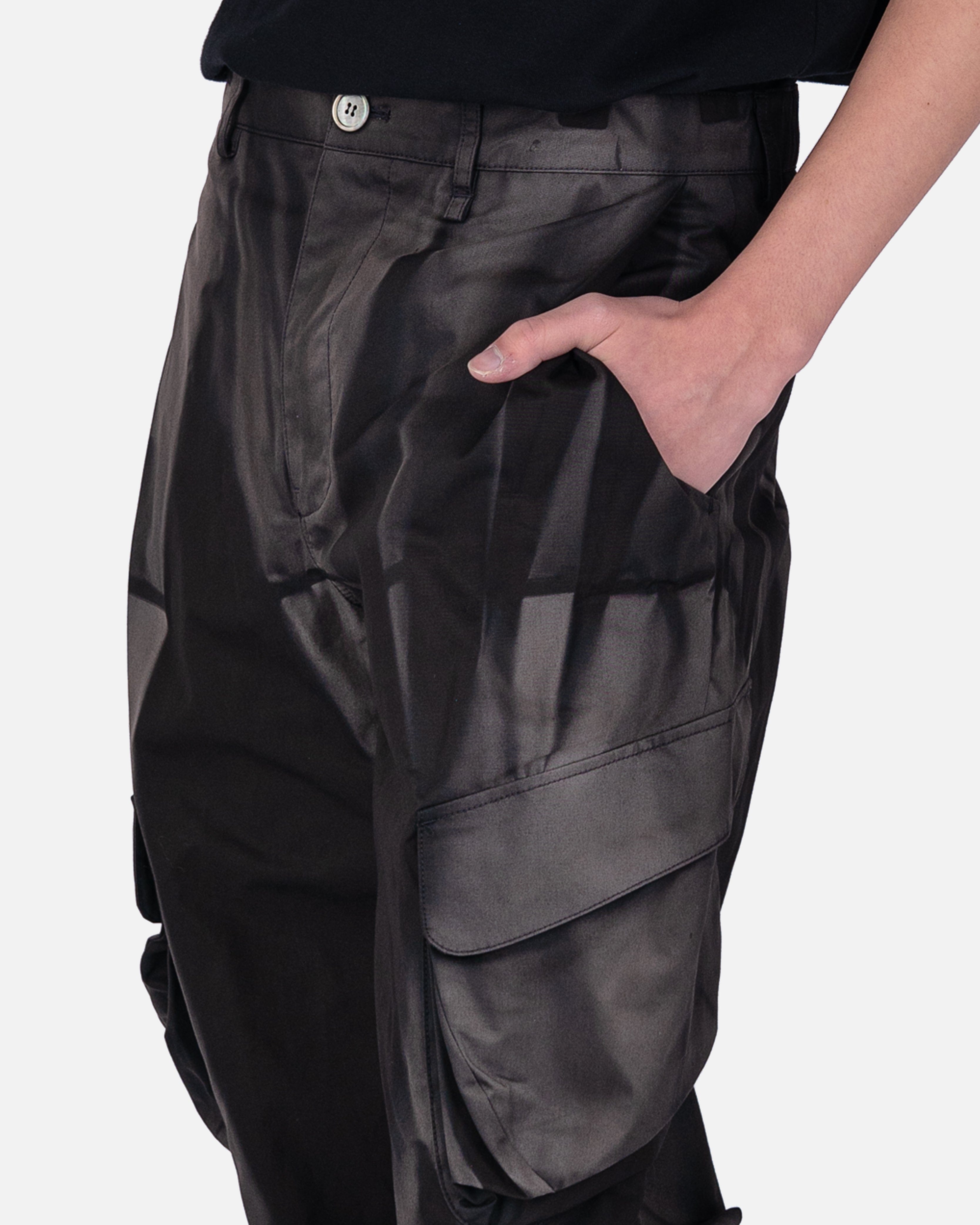 Sun-Bleached 3D Pocket Layered Trousers in Black – SVRN