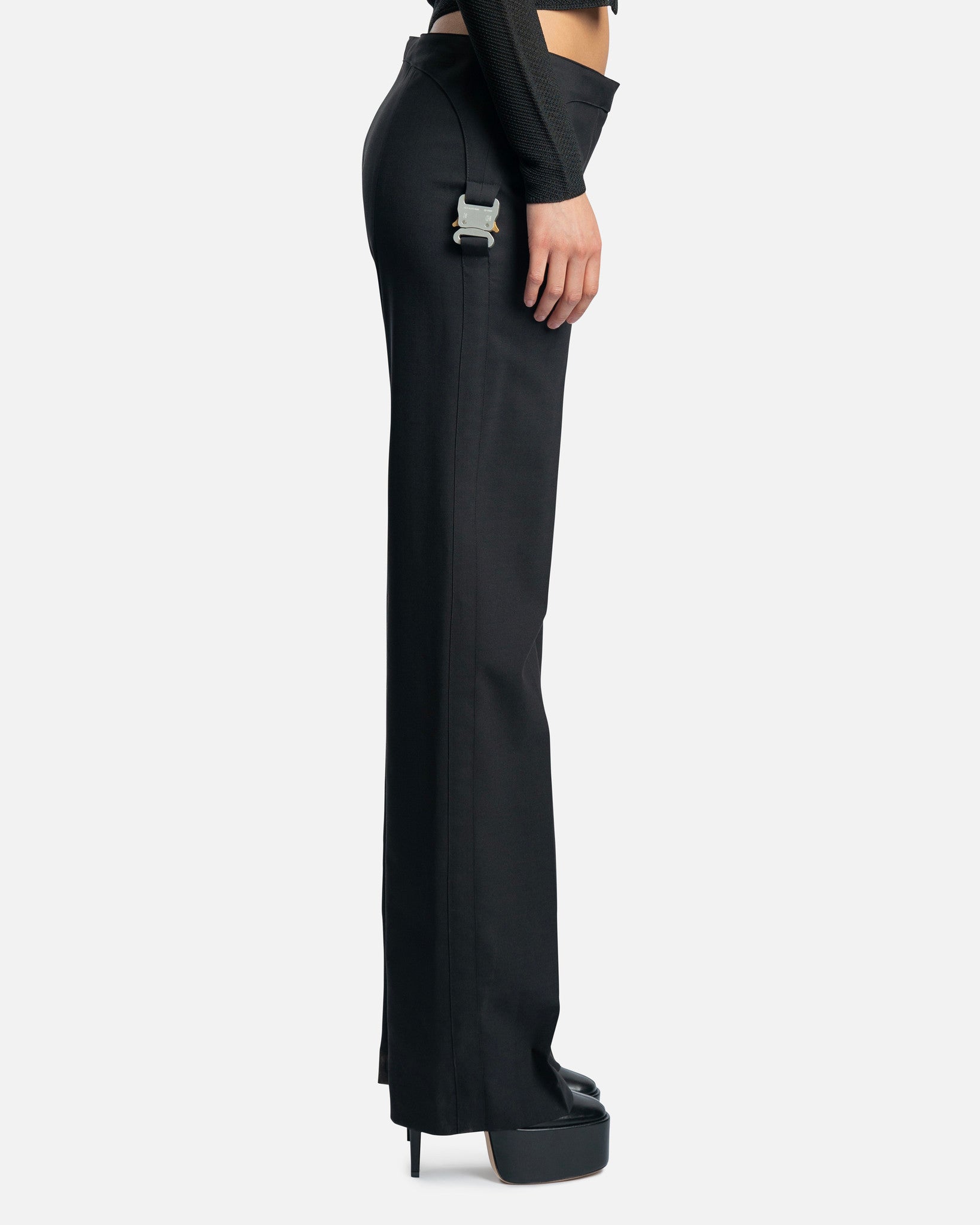 Tailored Pants with Buckle