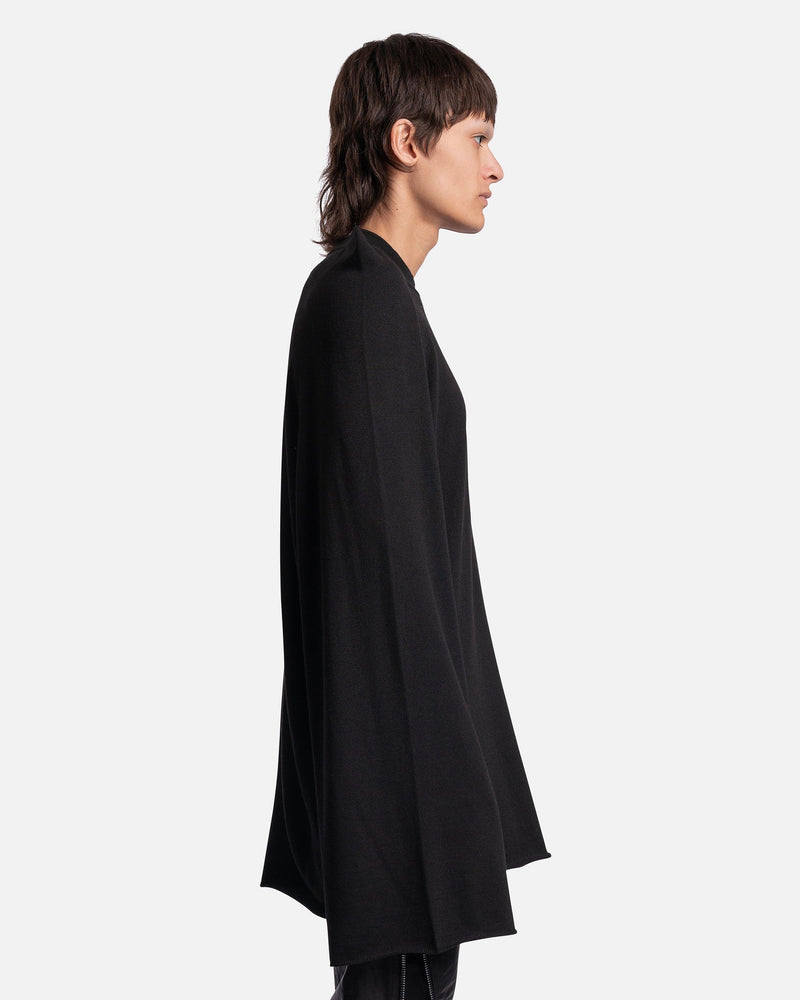 Rick Owens Men's Sweater Tec Sweater in Black