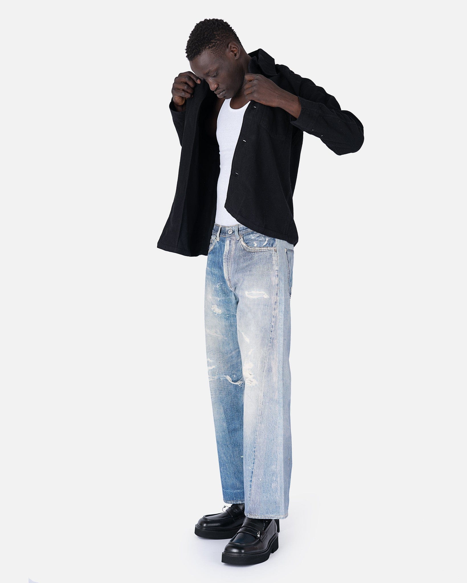Third Cut Jeans in Digital Denim Print – SVRN