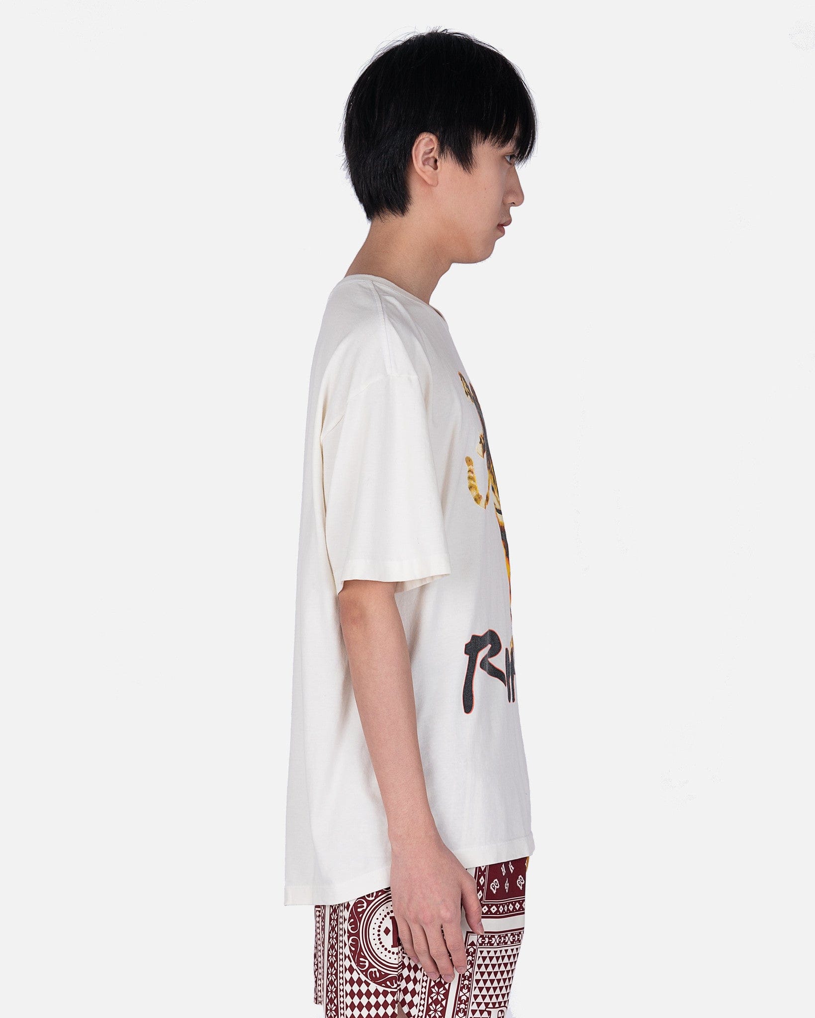 Rhude Tiger T Shirt White