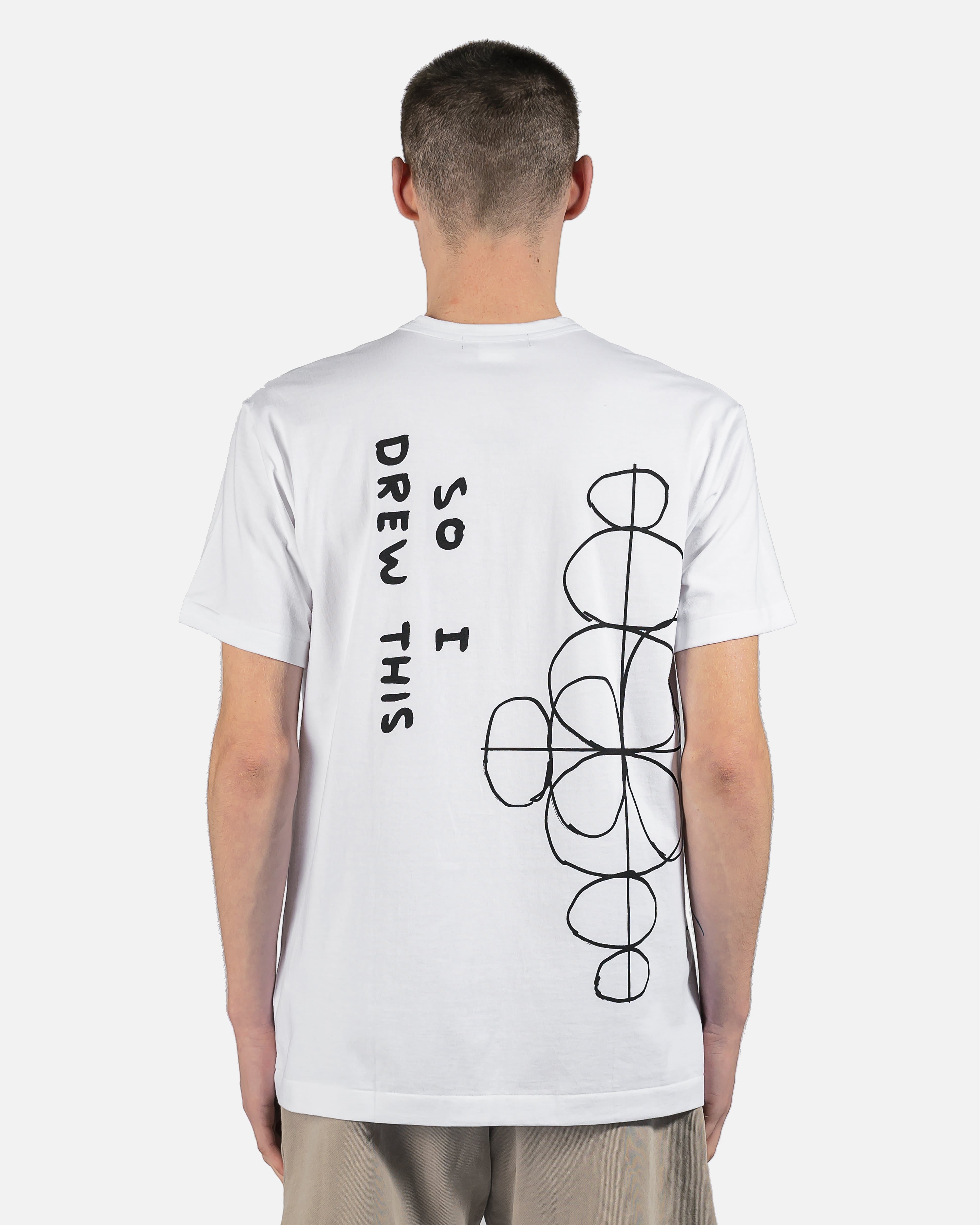 Uncomfortable Graphic Tee in White