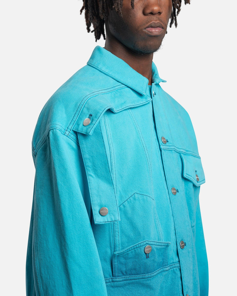 Botter Men's Jackets Upside Down Denim Jacket in Botter Blue Gradient