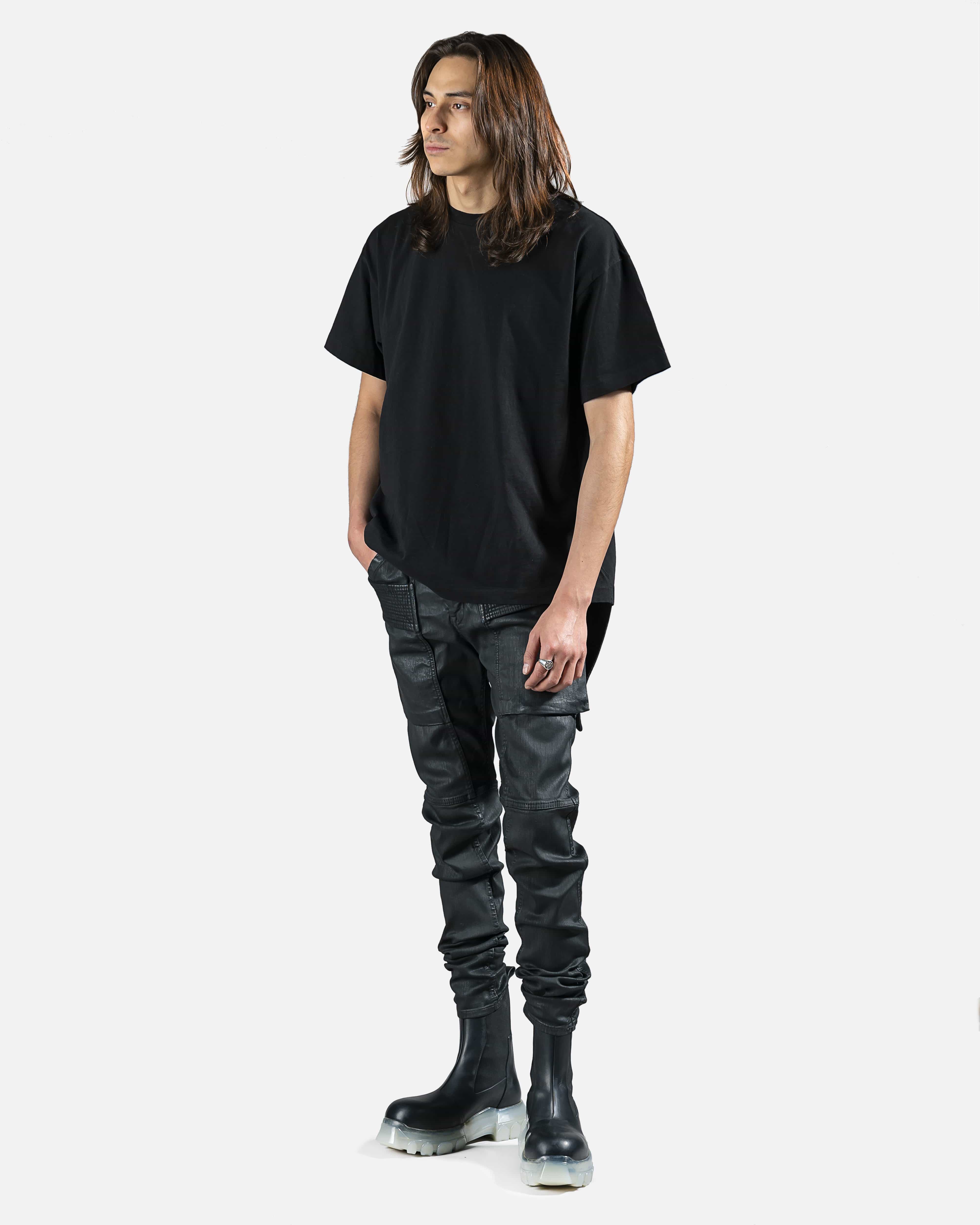 Waxed Easy Creatch Denim in Black