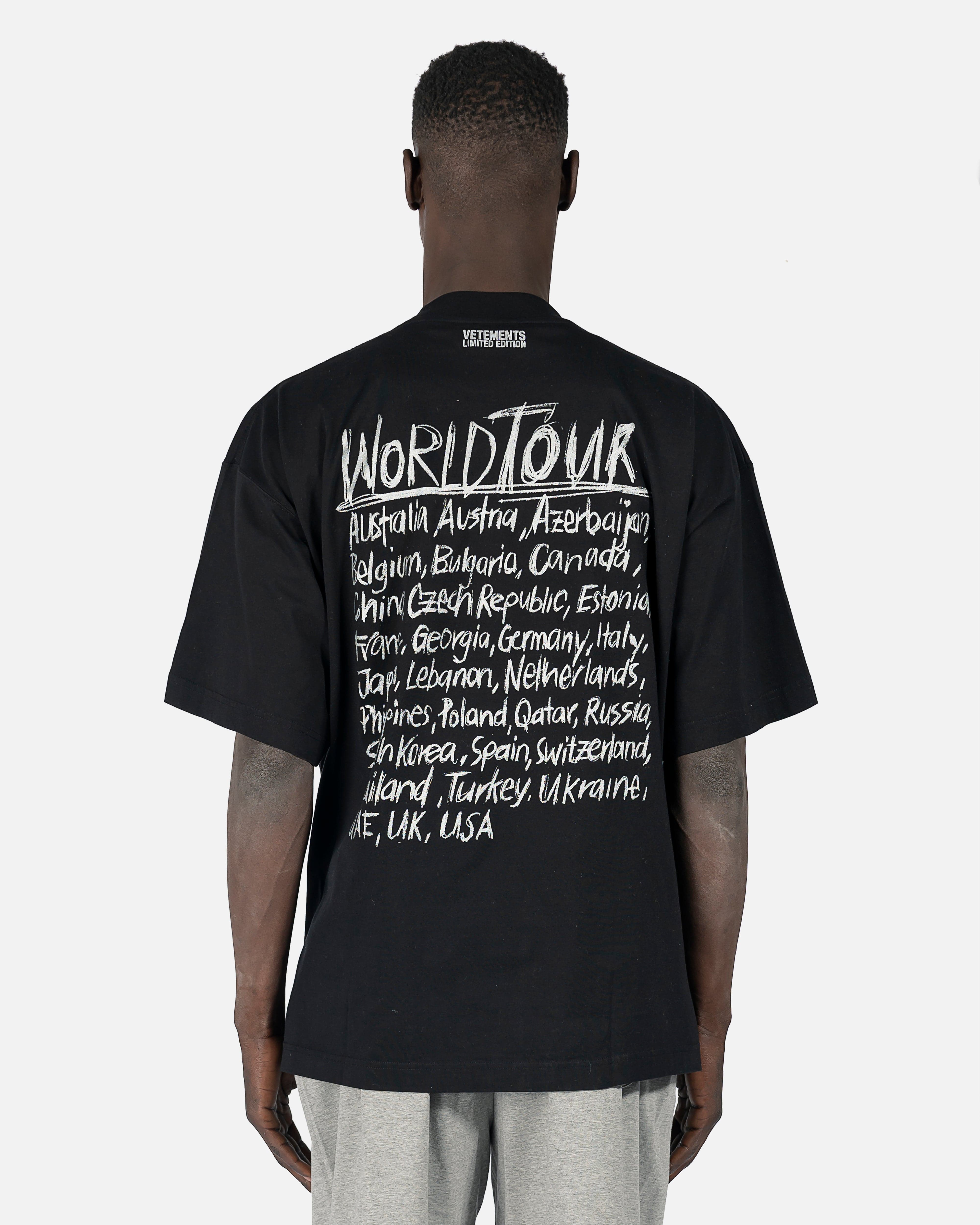 World Tour T-Shirt in Black