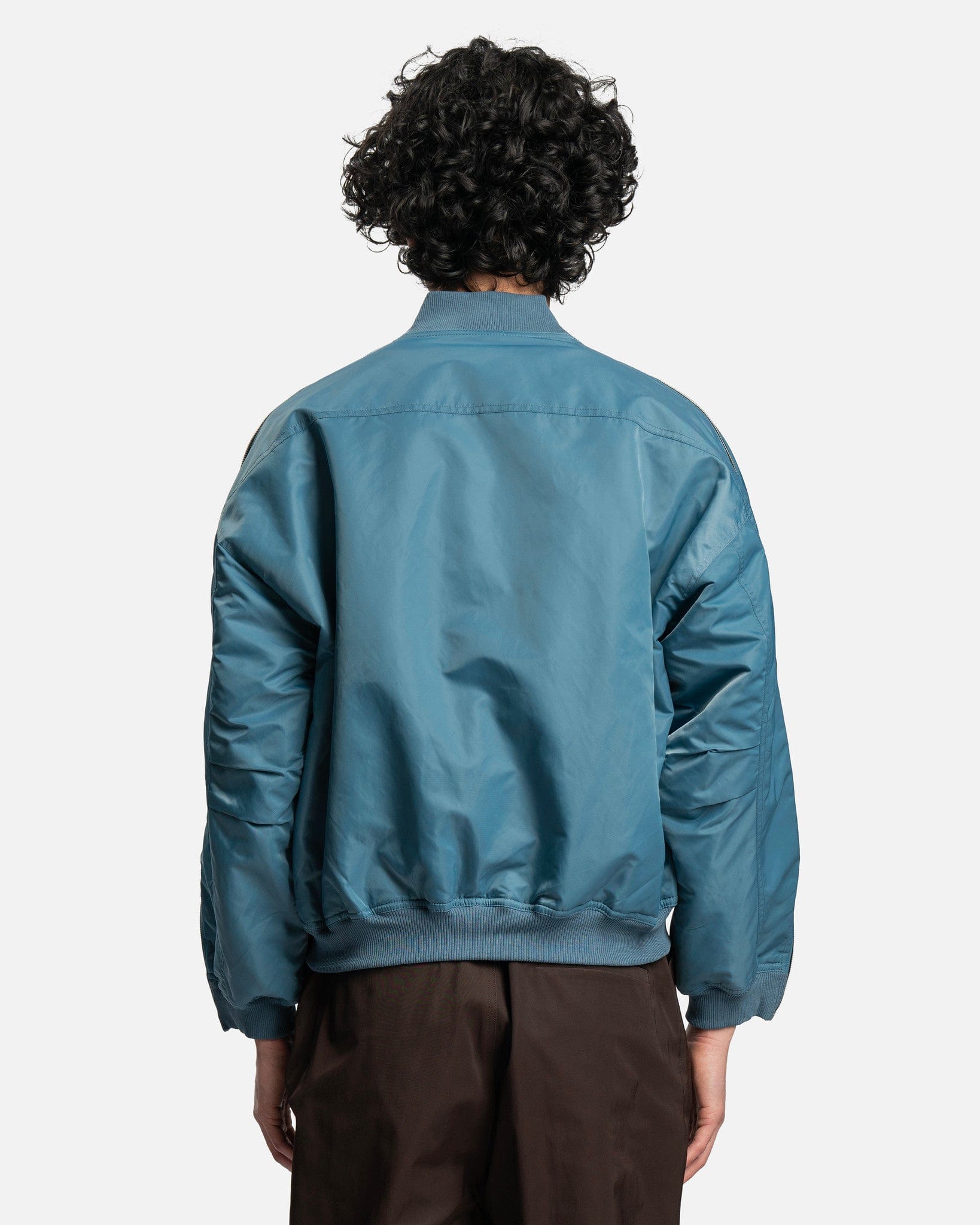 Zip MA-1 Jacket in Blue